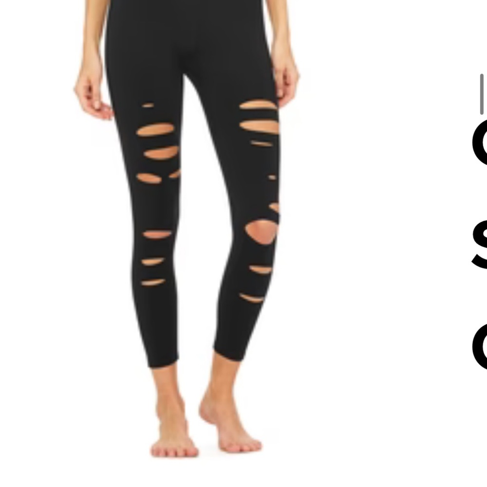 ALO Yoga Black Cutout Leggings